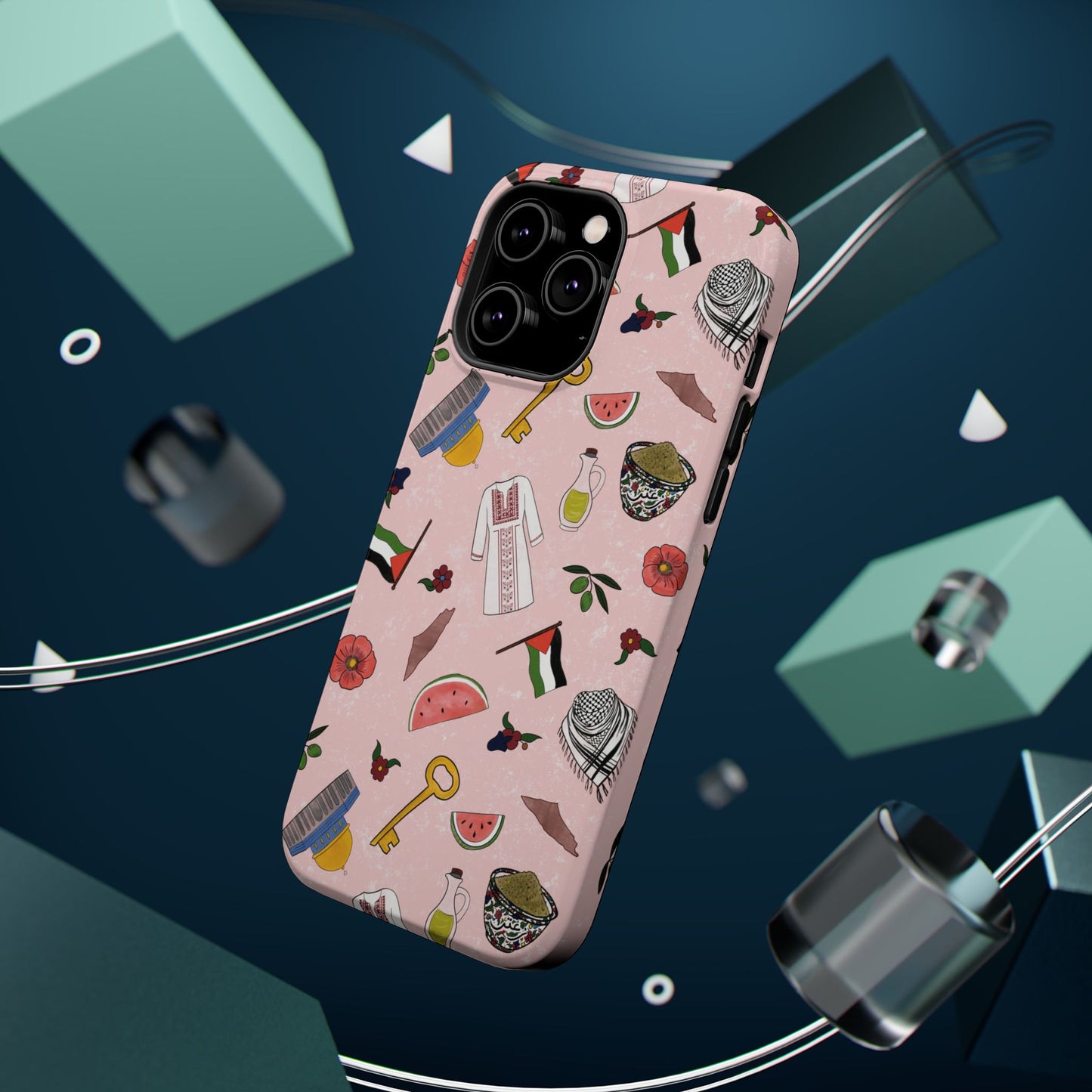 Palestinians Symbols Design - Iphone Magnetic Tough Case