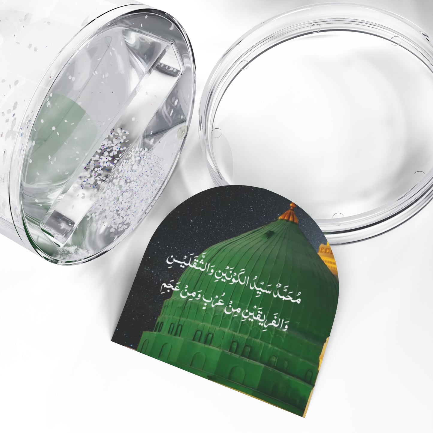 Green Dome Snow Globe