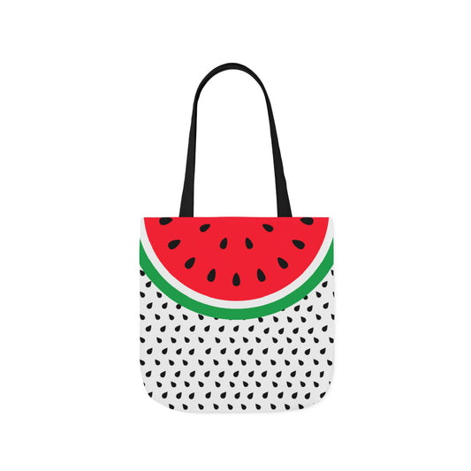 Watermelon Canvas Tote Bag, 2-Color Straps