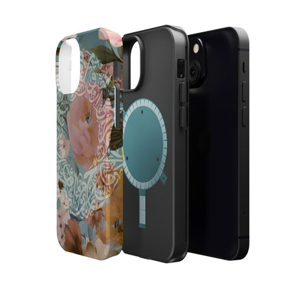 Arabic Floral Design  - Iphone Magnetic Tough Cases