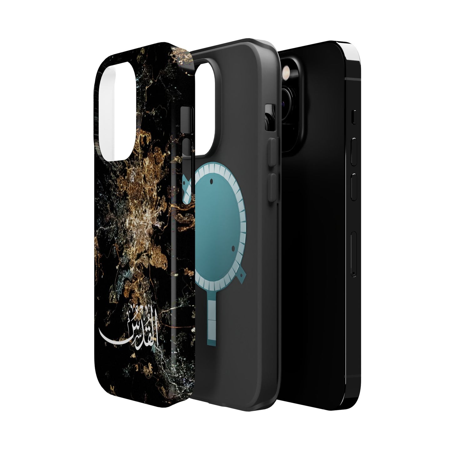 Jerusalem from Space - City of Barakah - Iphone Magnetic Tough Cases
