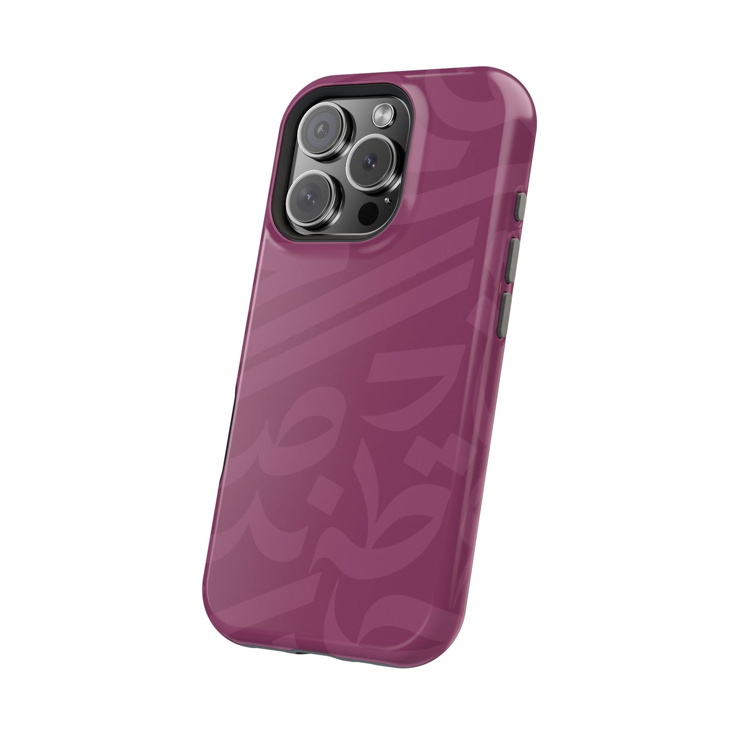 Pink calligraphy Design - Iphone Magnetic Tough Case