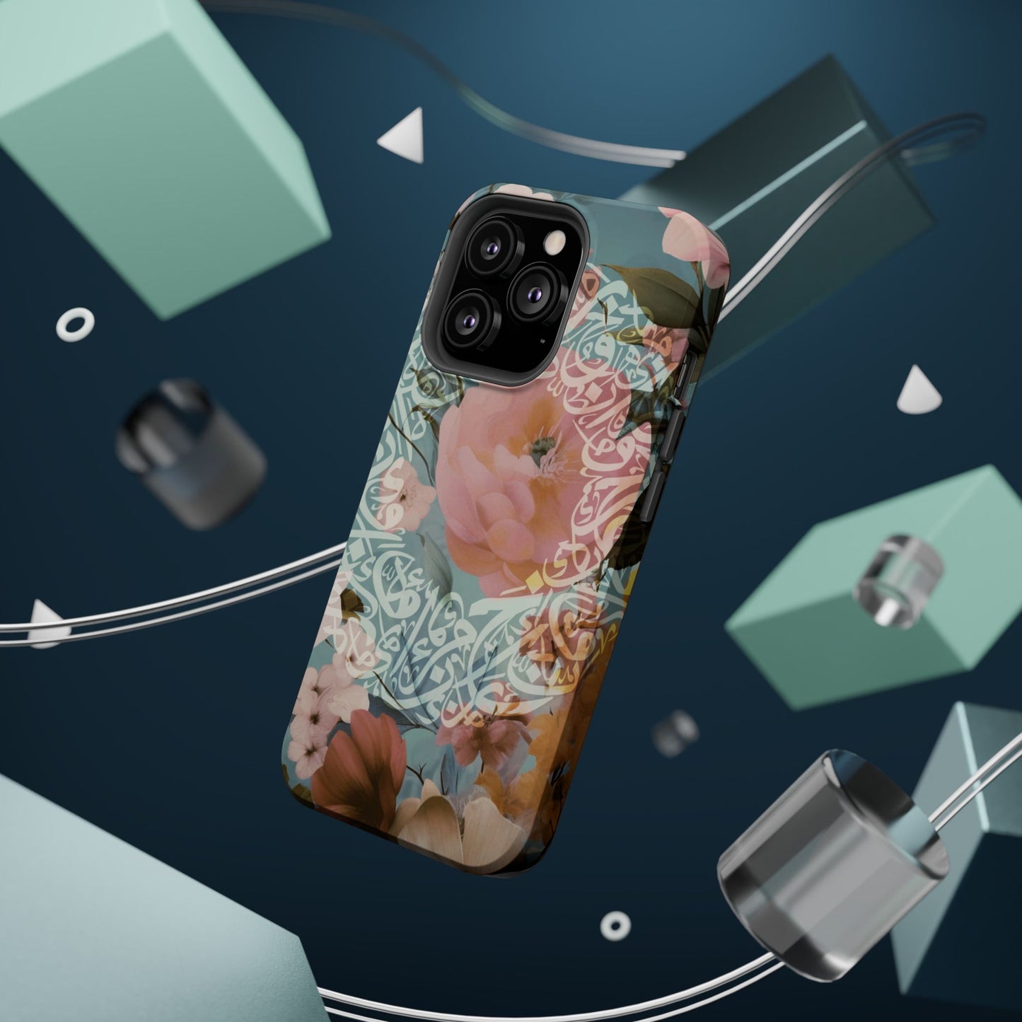 Arabic Floral Design  - Iphone Magnetic Tough Cases