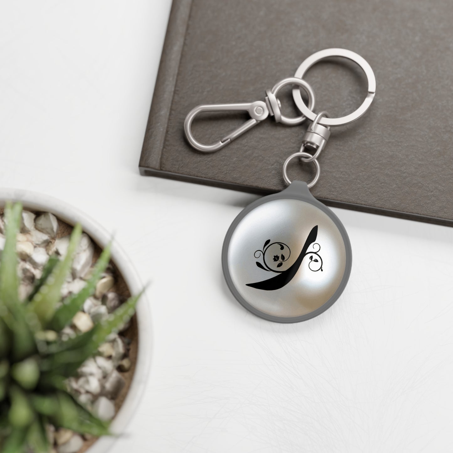 Raa “R” “ر“ Arabic monogram charm/ key ring - Perfect Gift