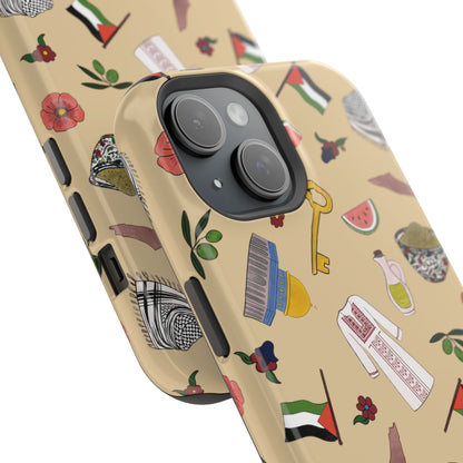Palestinians Symbols Design - Iphone Magnetic Tough Case