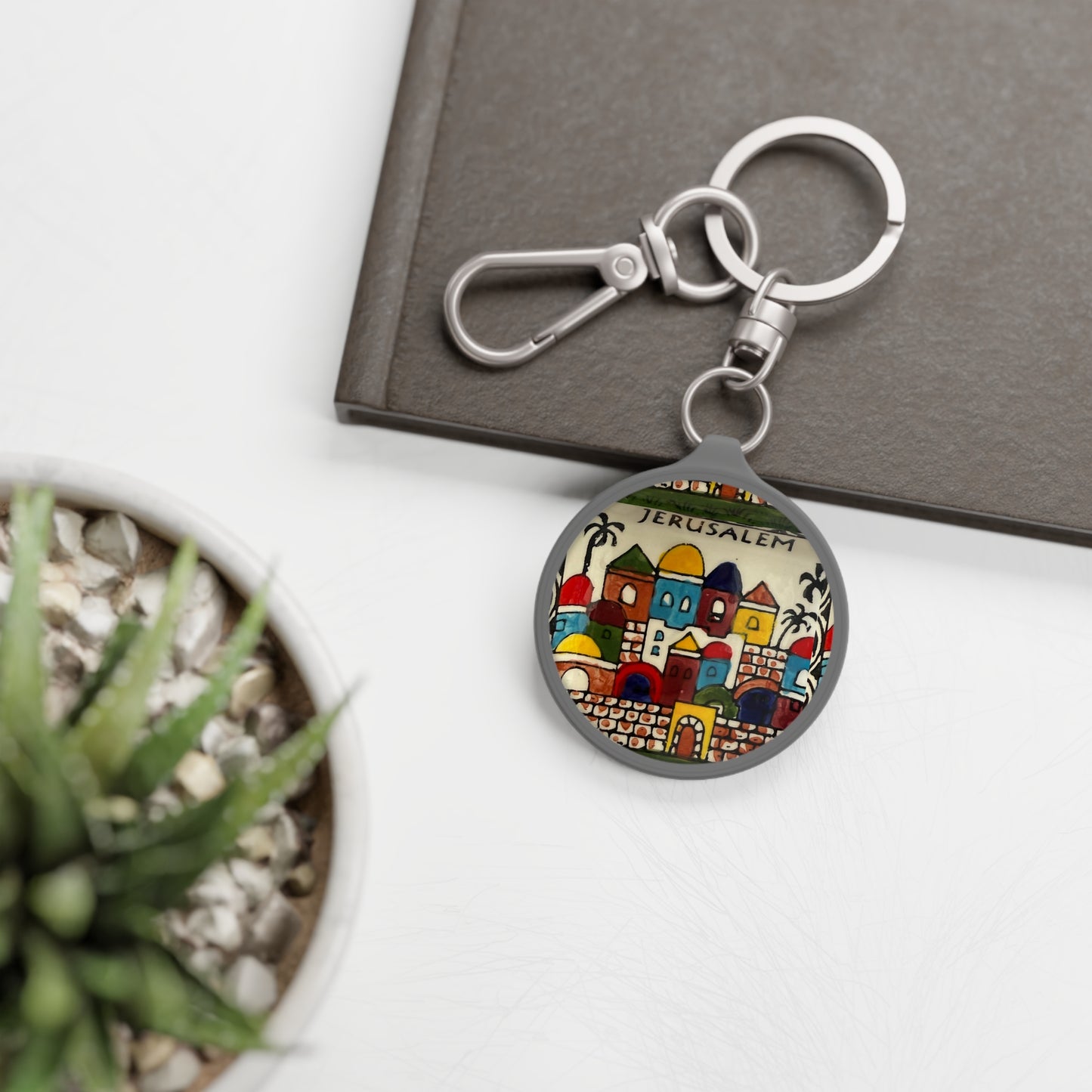 Jerusalem City  charm/ key ring - Perfect Gift