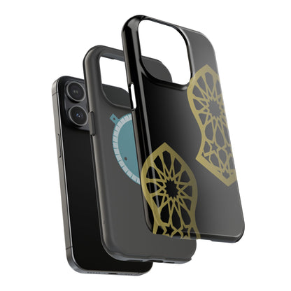 Grey and Gold Sandala Design Iphone Magnetic Tough Cases