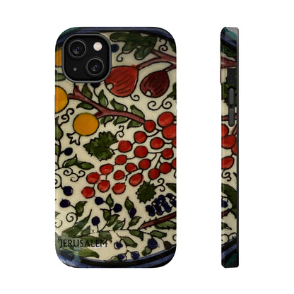 Jerusalem City Fruits Design Iphone Magnetic Tough Case
