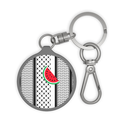 Black and White Kufie charm/ key ring - Perfect Gift