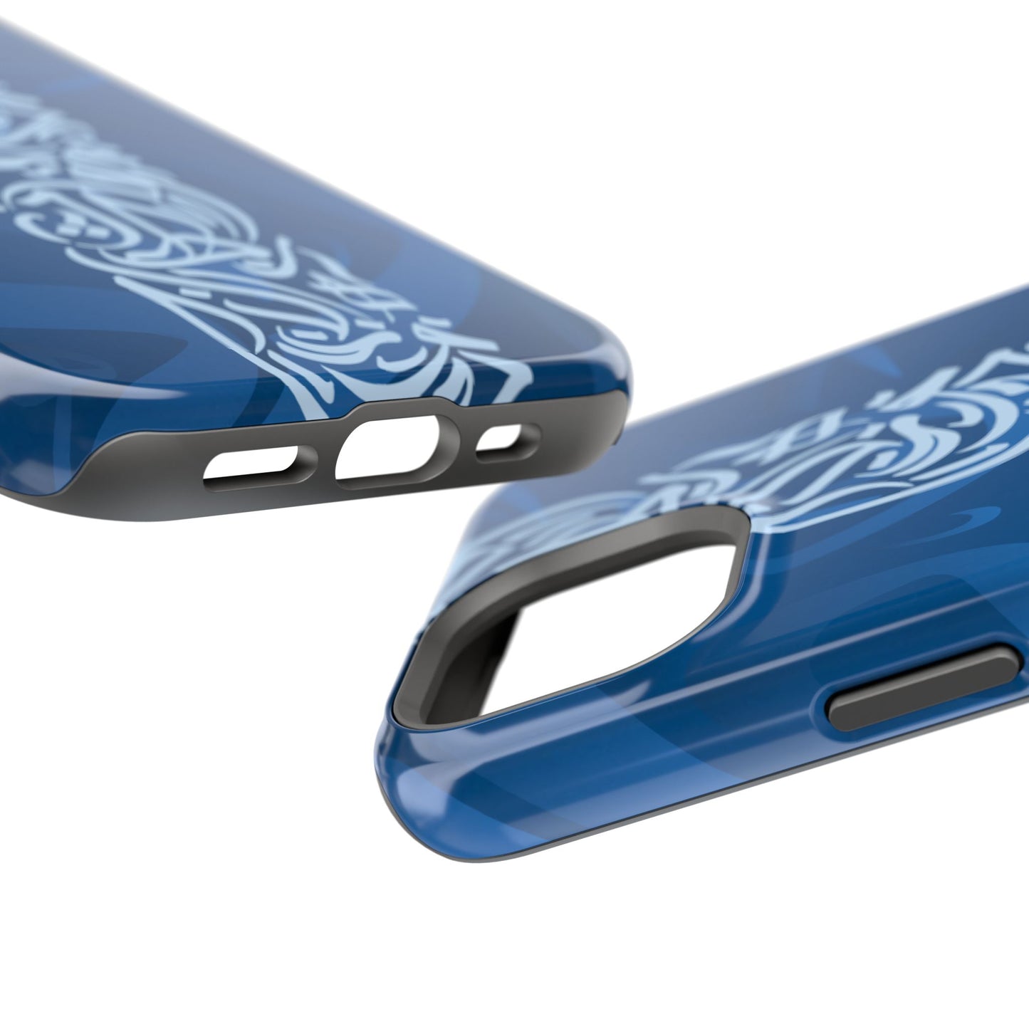 Arabic Blue Calligraphy Design Iphone Magnetic Tough Case