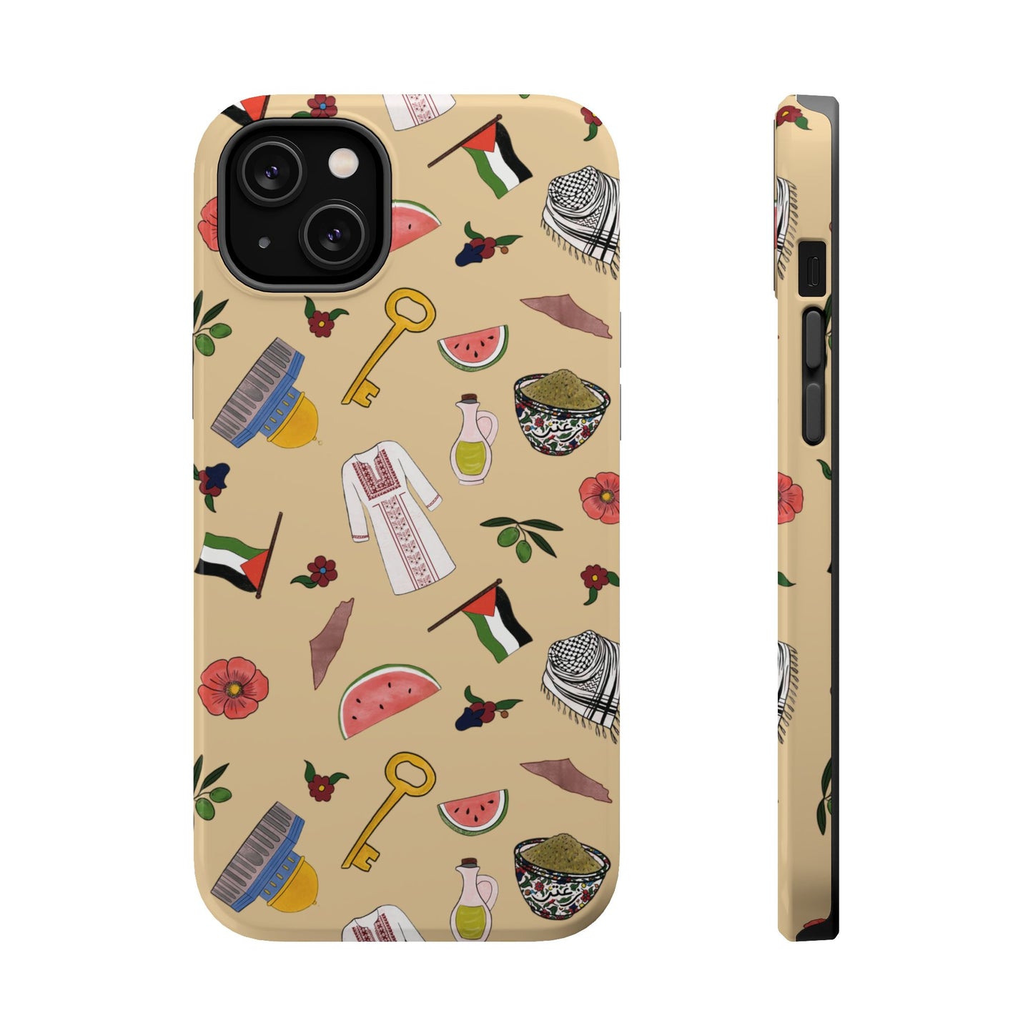 Palestinians Symbols Design - Iphone Magnetic Tough Case