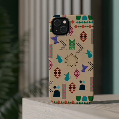 Arabian symbols  Design - Iphone Magnetic Tough Case
