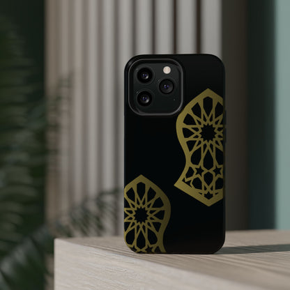 Grey and Gold Sandala Design Iphone Magnetic Tough Cases