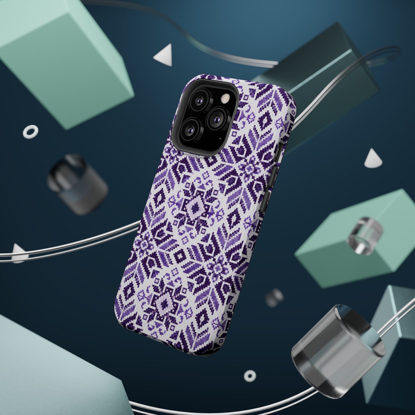 Purple Tatriz  Design - Iphone Magnetic Tough Case