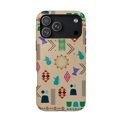 Arabian symbols  Design - Iphone Magnetic Tough Case