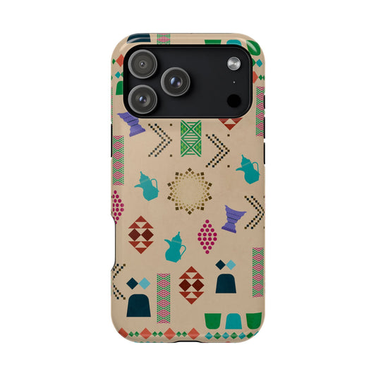 Arabian symbols  Design - Iphone Magnetic Tough Case