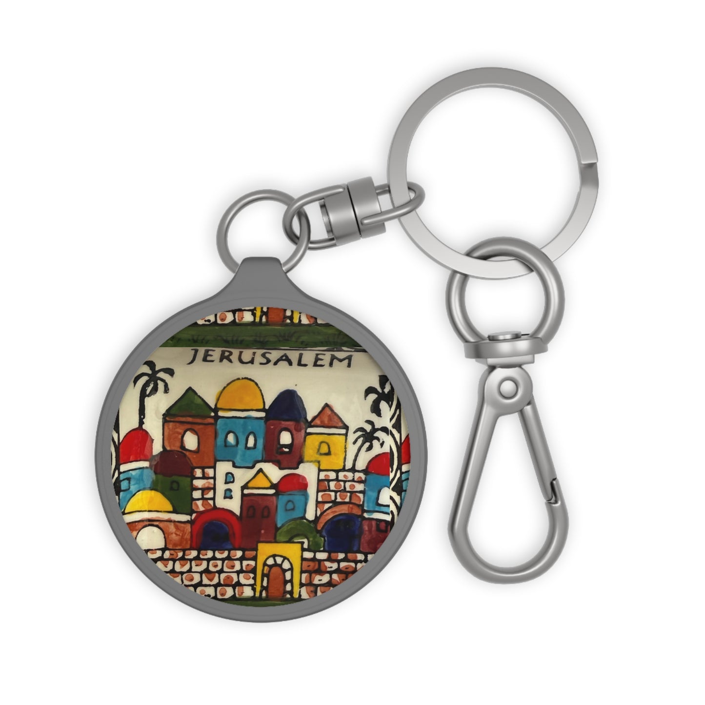 Jerusalem City  charm/ key ring - Perfect Gift