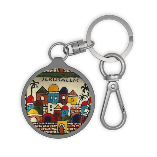 Jerusalem City  charm/ key ring - Perfect Gift