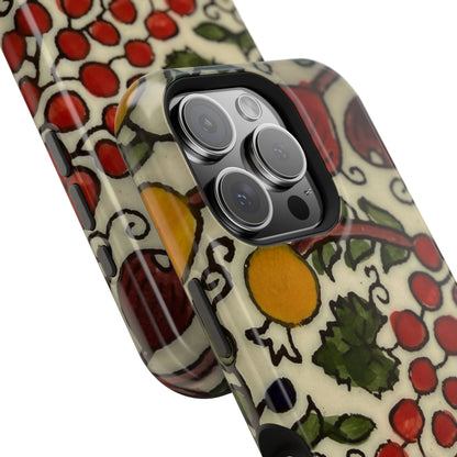 Jerusalem City Fruits Design Iphone Magnetic Tough Case