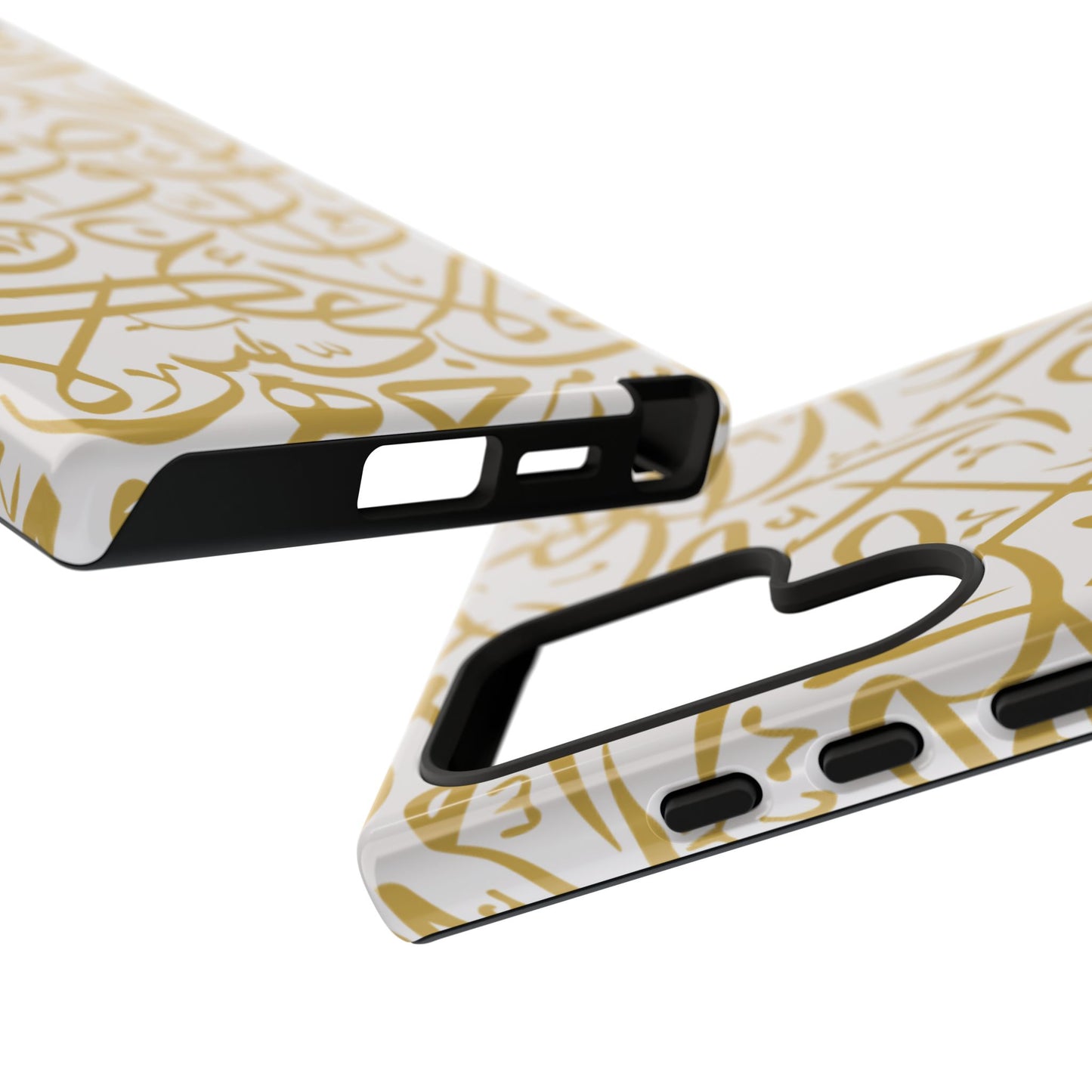 Beige and Gold Arabic Calligraphy Google and Samsung Tough Cases