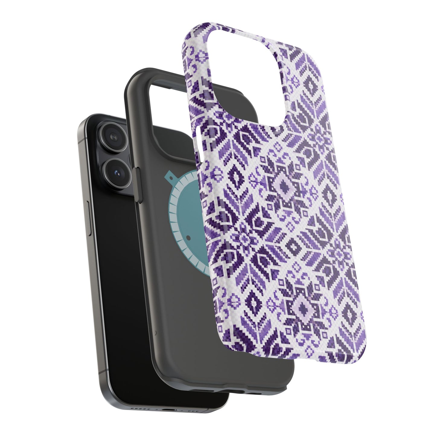 Purple Tatriz  Design - Iphone Magnetic Tough Case