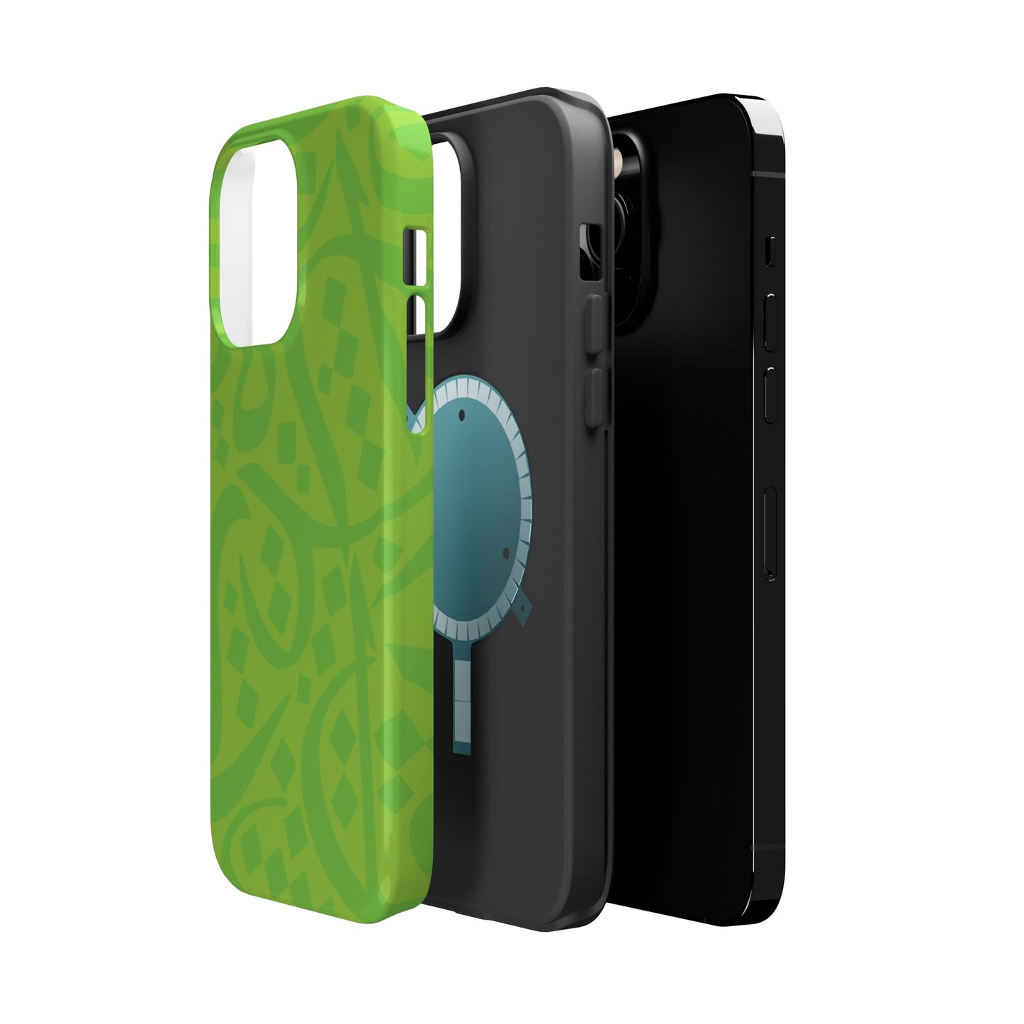 Green calligraphy Design - Iphone Magnetic Tough Case