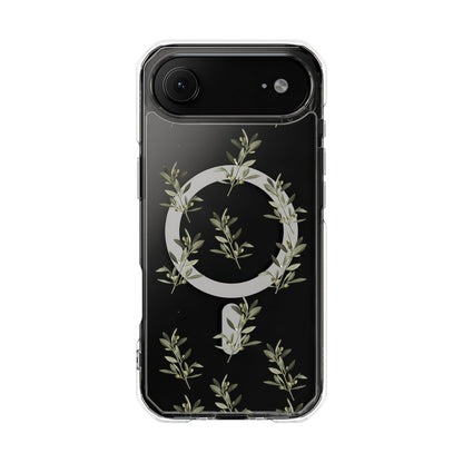 Olive Branch  MagSafe Clear Phone Case