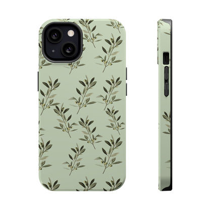 Olive 🫒 branches  - Iphone Magnetic Tough Case