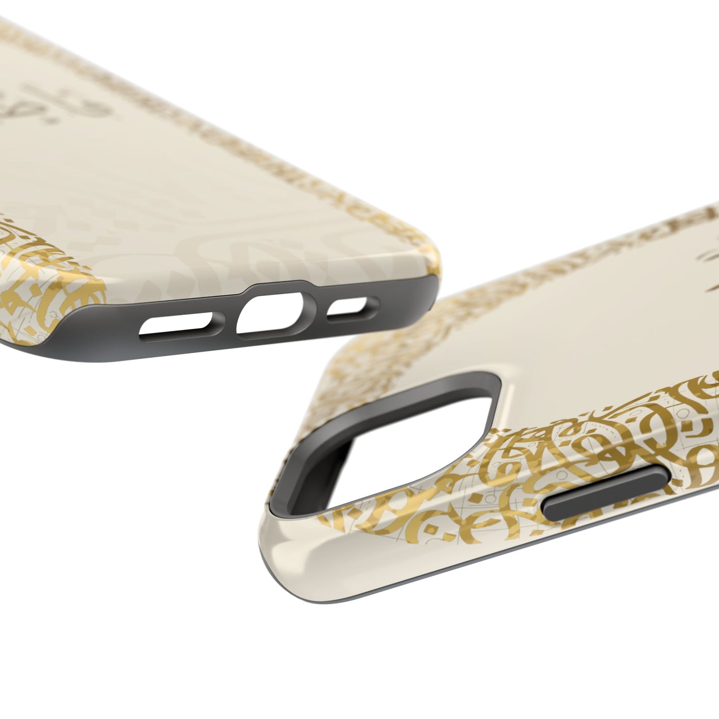 Personalized Arabic Calligraphy - IPhone Magnetic Impact-Resistant Cases - Golden Arabic Letters  Design