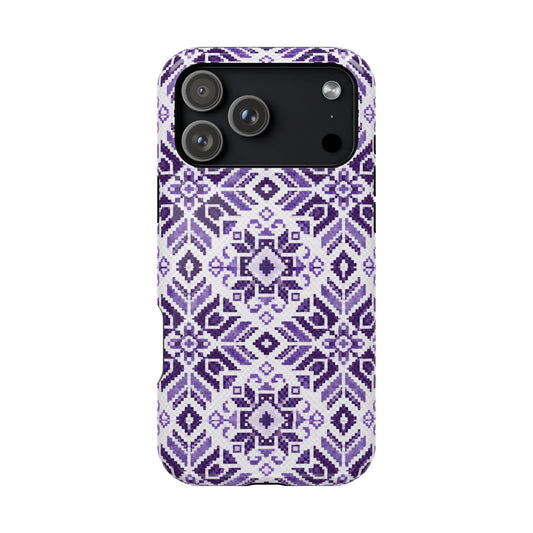 Purple Tatriz  Design - Iphone Magnetic Tough Case