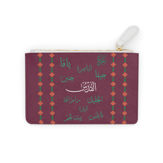 Palestinian Cities Design -  Mini Clutch Bag