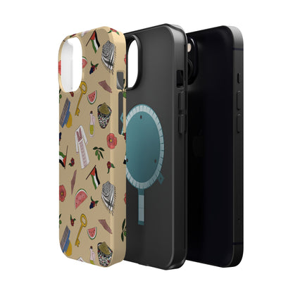 Palestinians Symbols Design - Iphone Magnetic Tough Case