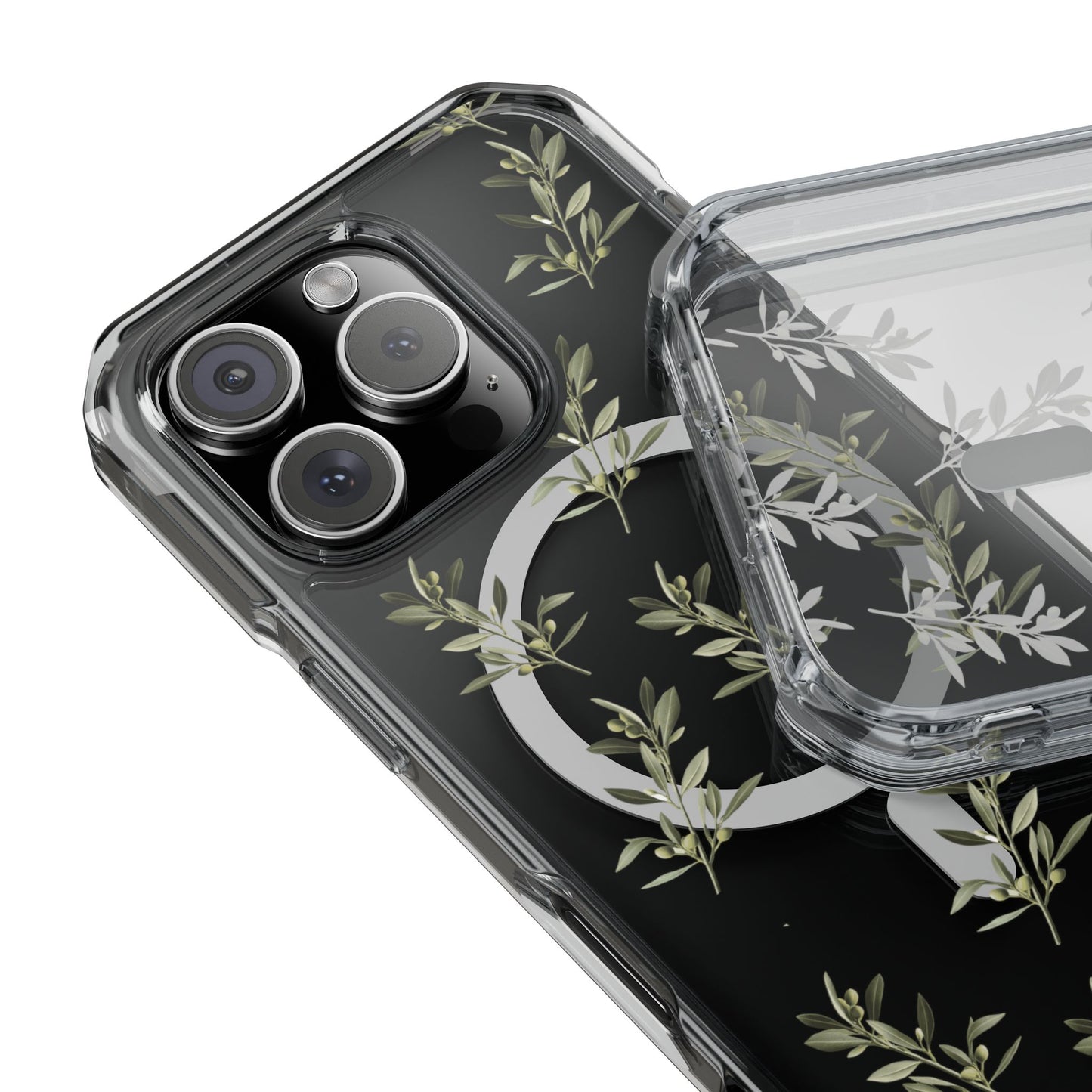 Olive Branch  MagSafe Clear Phone Case