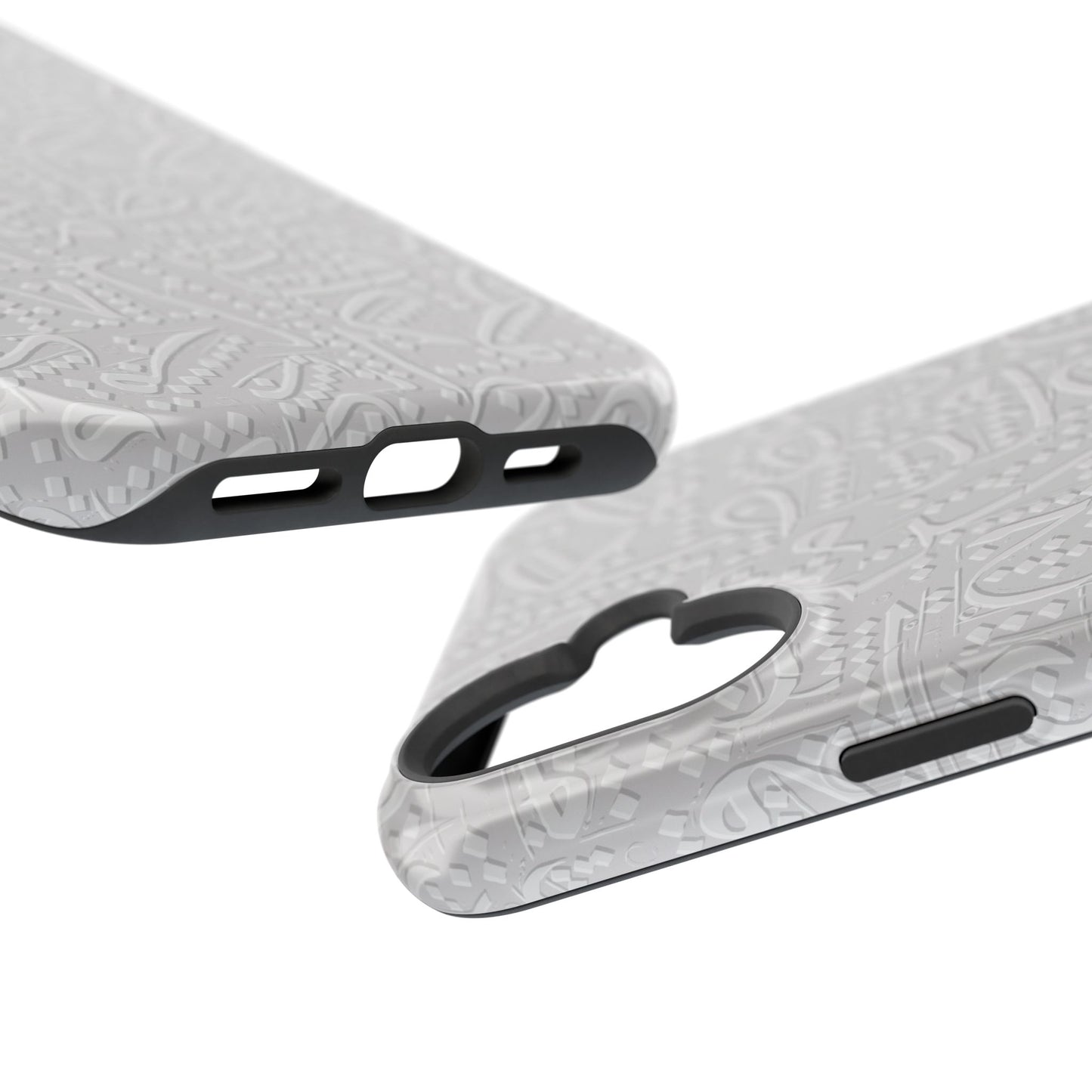 White Arabic calligraphy letters - Iphone Magnetic Tough Case