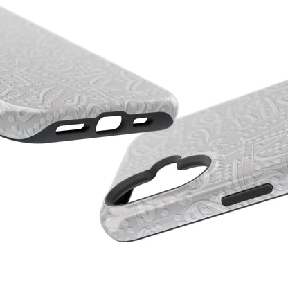 White Arabic calligraphy letters - Iphone Magnetic Tough Case