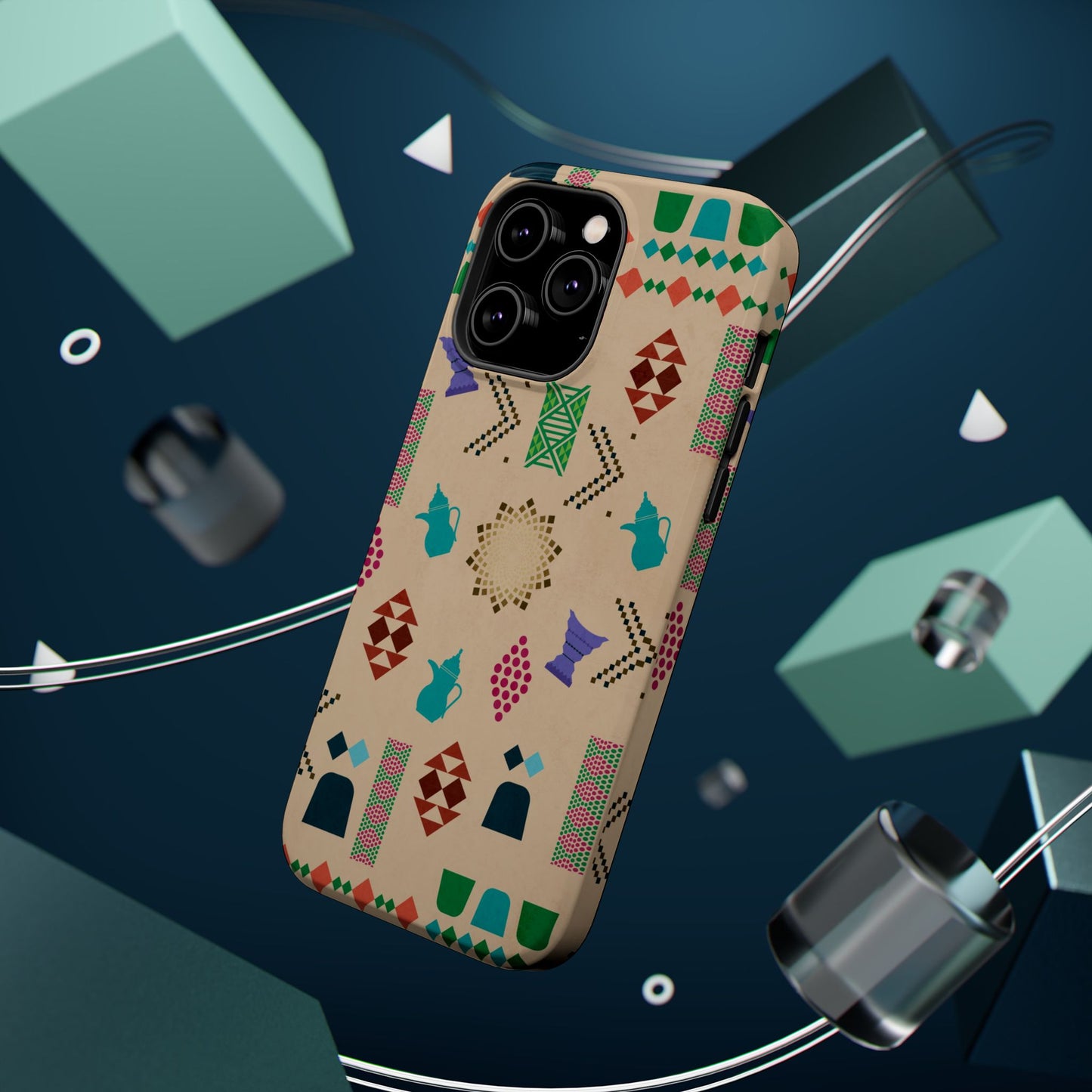 Arabian symbols  Design - Iphone Magnetic Tough Case