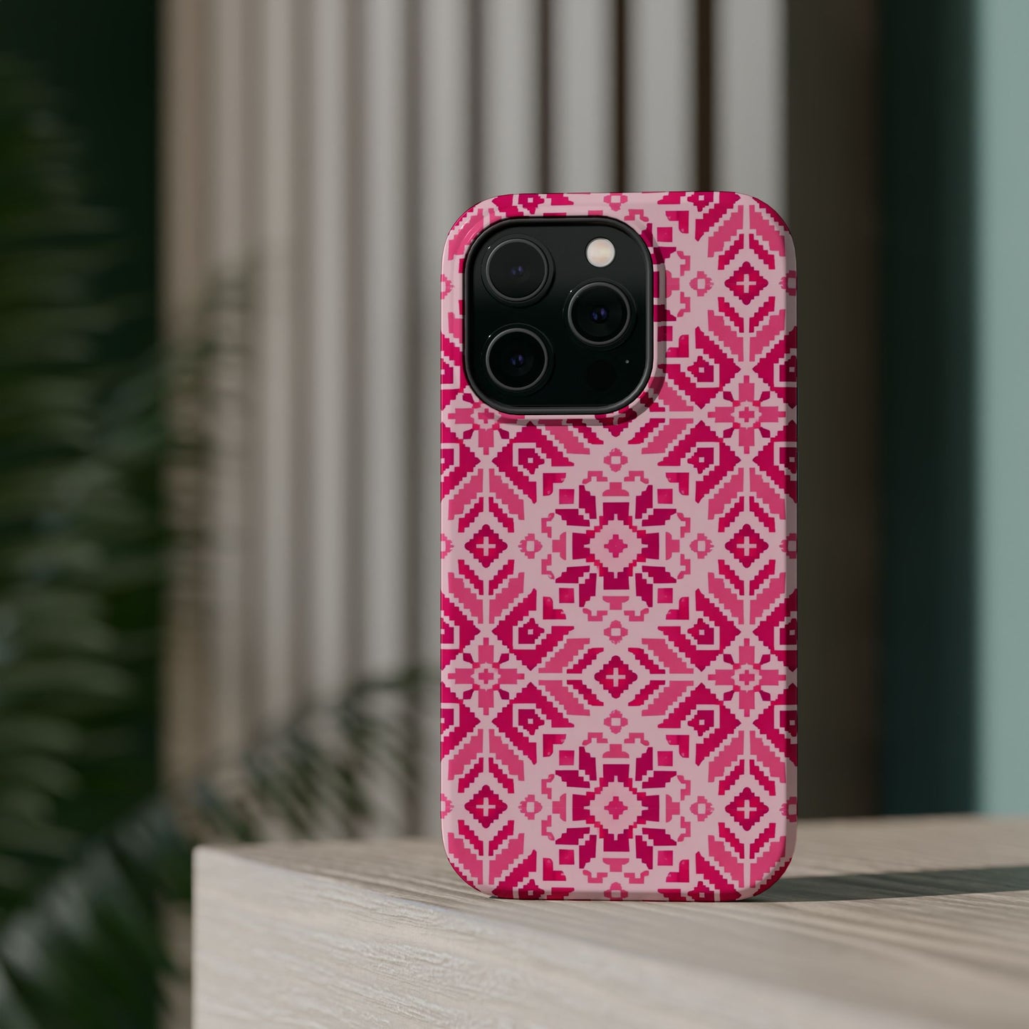 Pink Tatriz  Design - Iphone Magnetic Tough Case