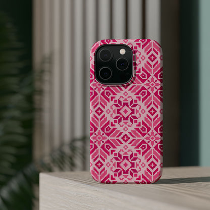 Pink Tatriz  Design - Iphone Magnetic Tough Case