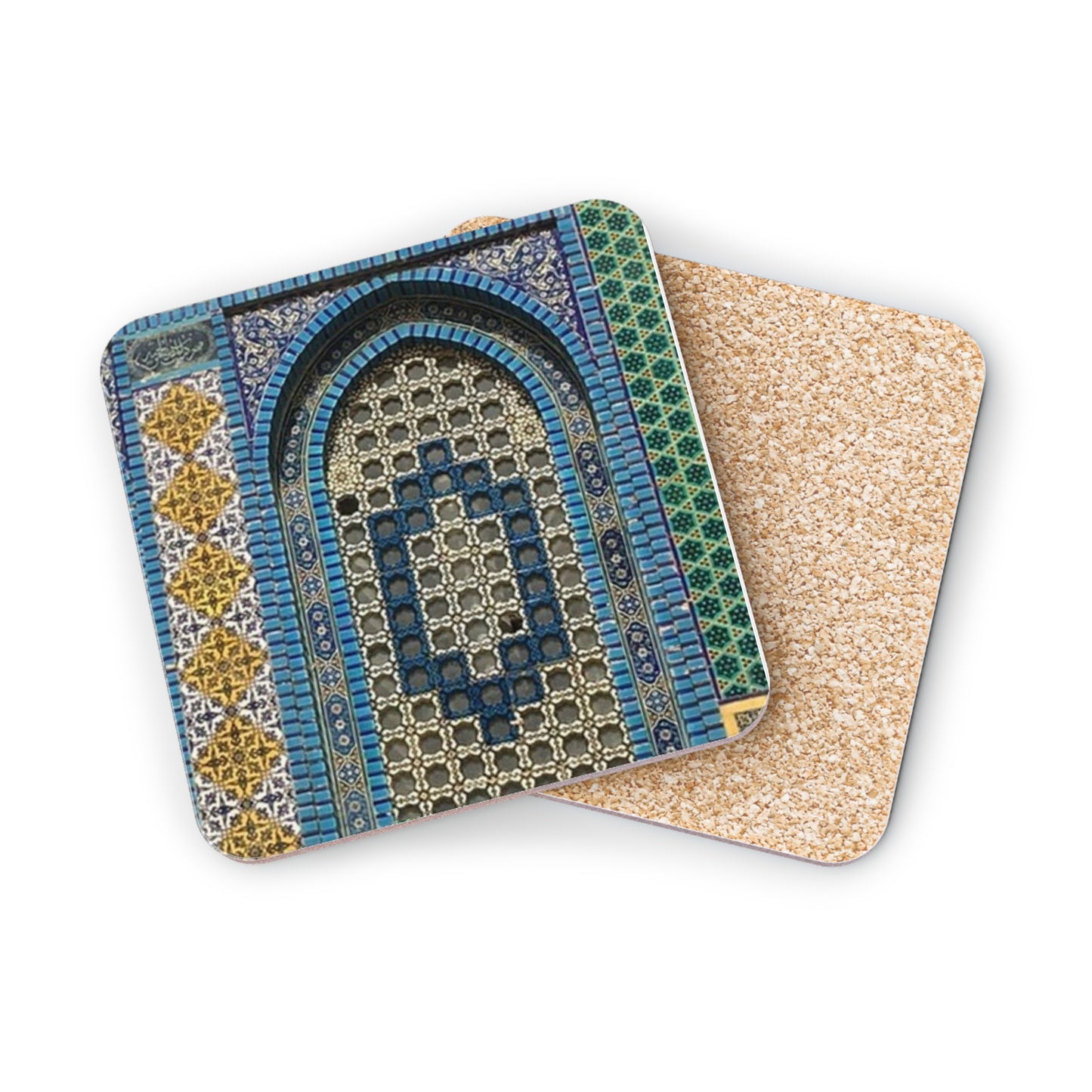 Masjid Al Aqsa Coasters - Elegant Design for Home Decor