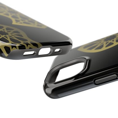 Grey and Gold Sandala Design Iphone Magnetic Tough Cases