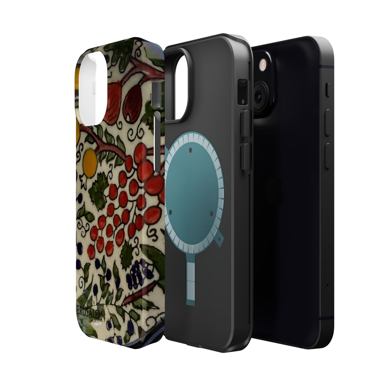 Jerusalem City Fruits Design Iphone Magnetic Tough Case