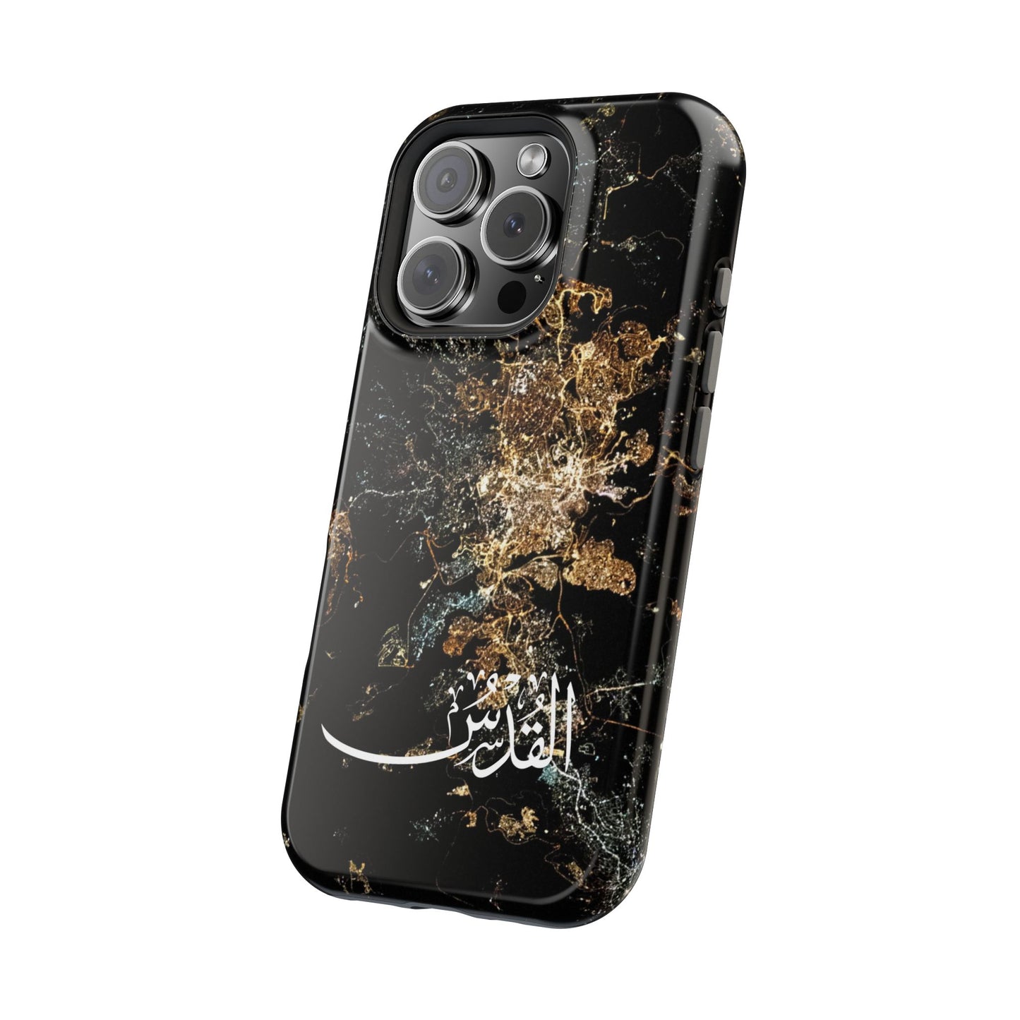 Jerusalem from Space - City of Barakah - Iphone Magnetic Tough Cases