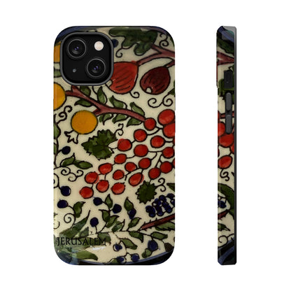 Jerusalem City Fruits Design Iphone Magnetic Tough Case