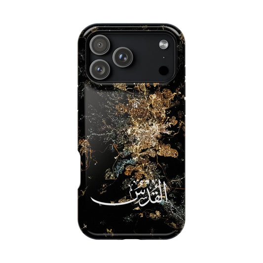 Jerusalem from Space - City of Barakah - Iphone Magnetic Tough Cases