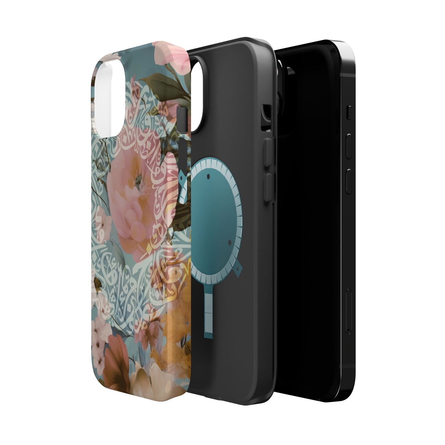 Arabic Floral Design  - Iphone Magnetic Tough Cases