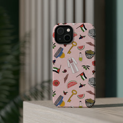 Palestinians Symbols Design - Iphone Magnetic Tough Case