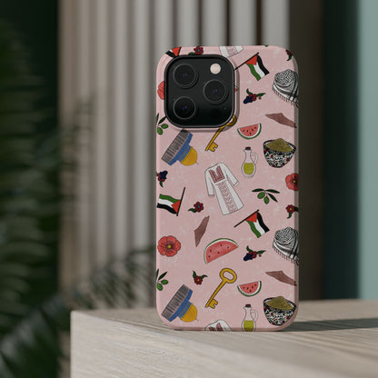 Palestinians Symbols Design - Iphone Magnetic Tough Case