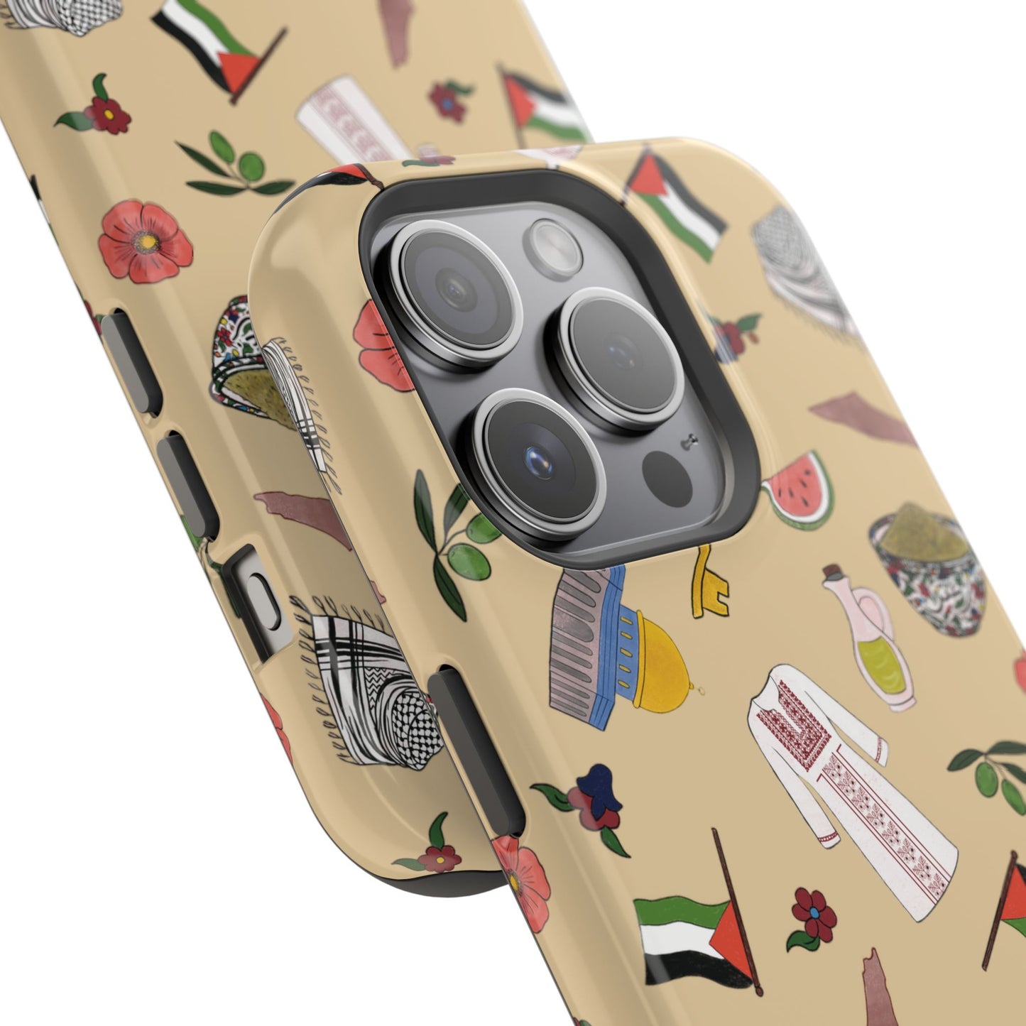 Palestinians Symbols Design - Iphone Magnetic Tough Case