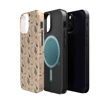 Crescent 🌙  and Hearts Design Iphone Magnetic Tough Cases
