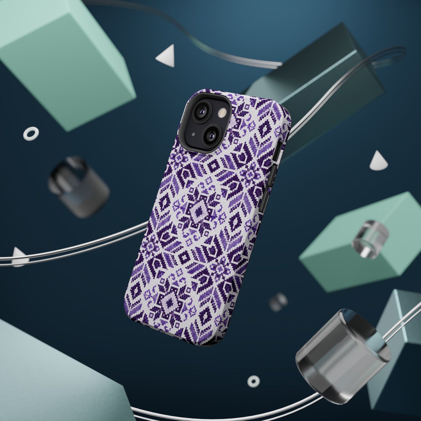 Purple Tatriz  Design - Iphone Magnetic Tough Case